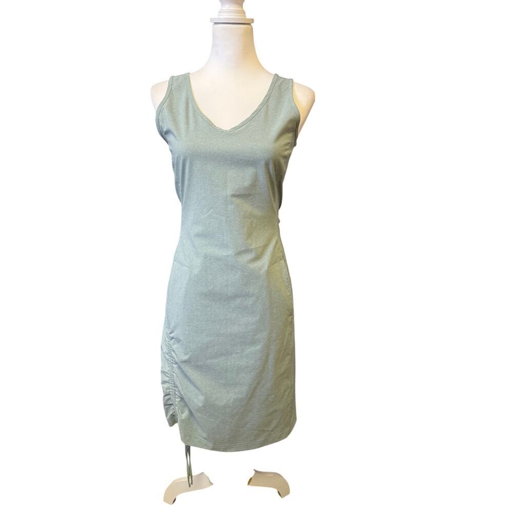 Columbia UPF 50 anytime casual sleeveless v neck dress sage green dress small